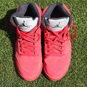 JORDAN 5 RETRO RED SUEDE
